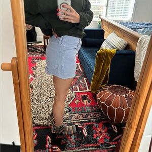 Madewell Light Blue Jean Shorts